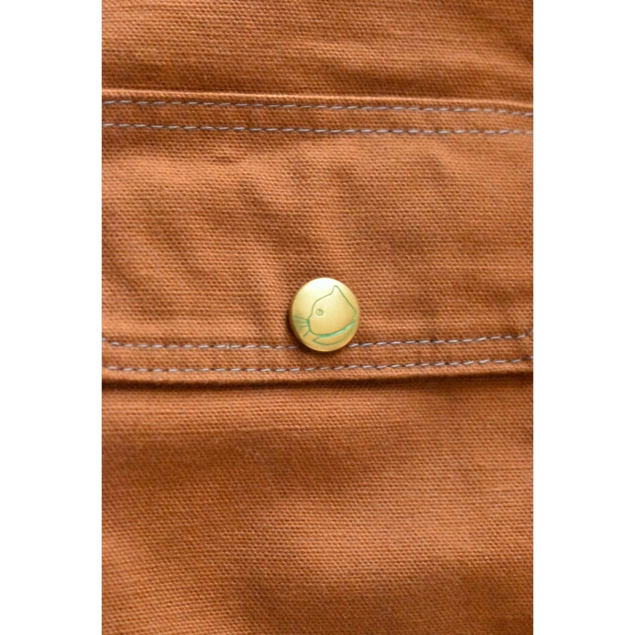 TCB jeans / Cat Head Jacket Brown Canvas - キャットヘッド