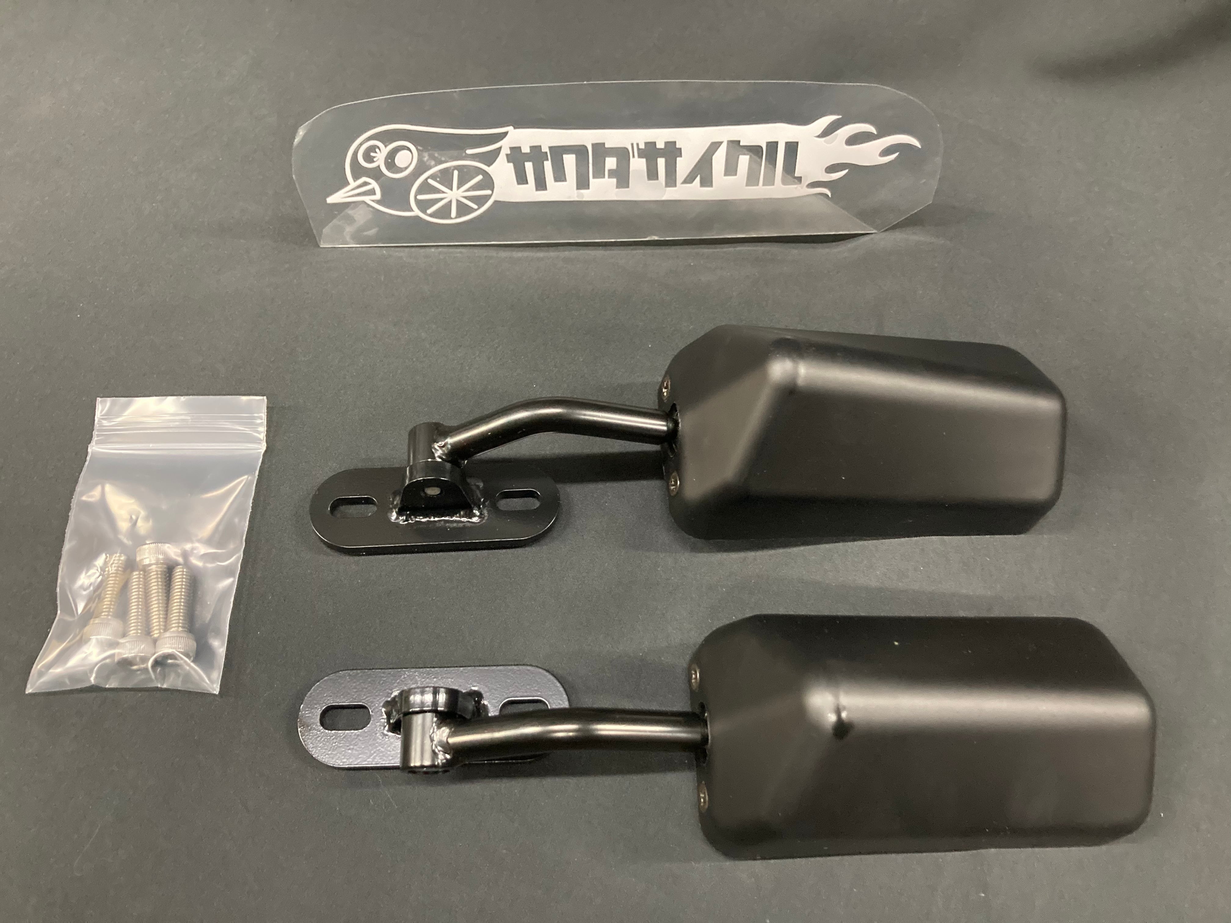 完売しました 限定品 フュージョン専用 ボディマウントミラー ブルーレンズ 左右セット FUSION MF02 - 画像2