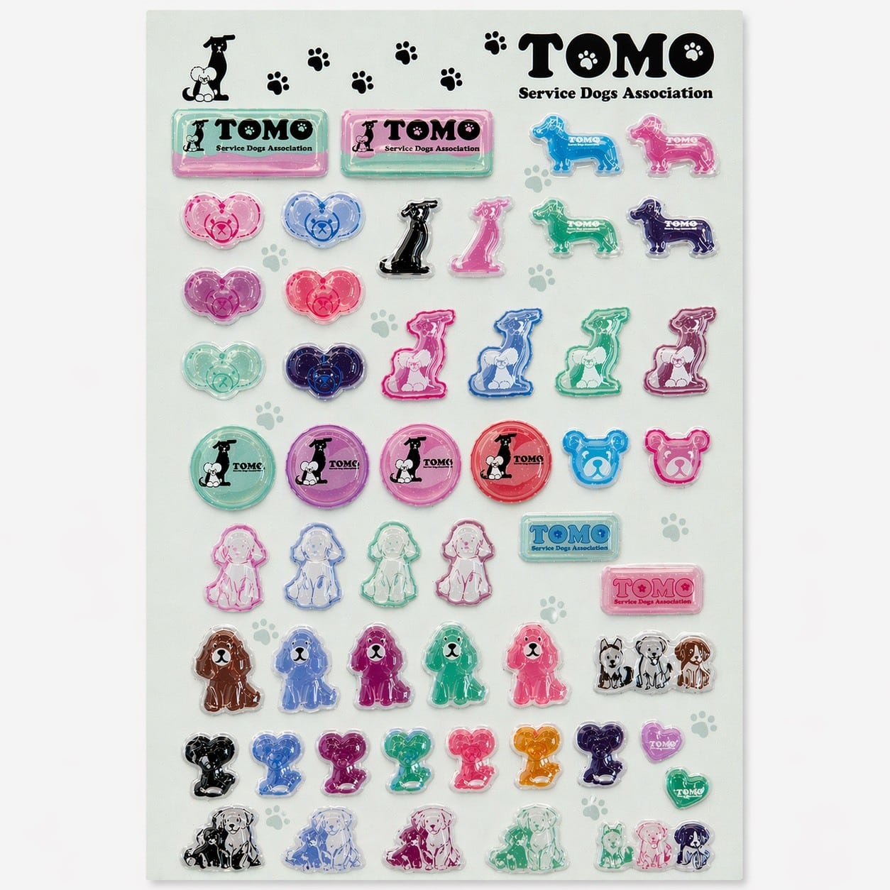 ぷっくりシール | TOMO Service Dogs オンラインストア ぷっくりシール | TOMO Service Dogs オンラインストア