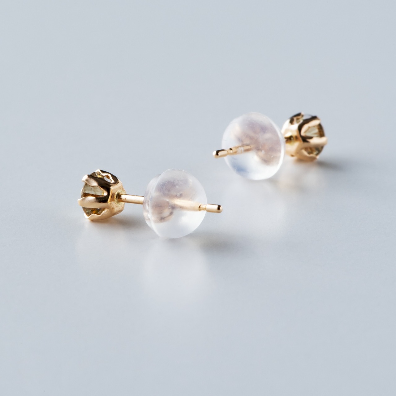 K18PG ブラウンダイヤ ピアス スタッドピアス 【0.4ct】 | 浜松の