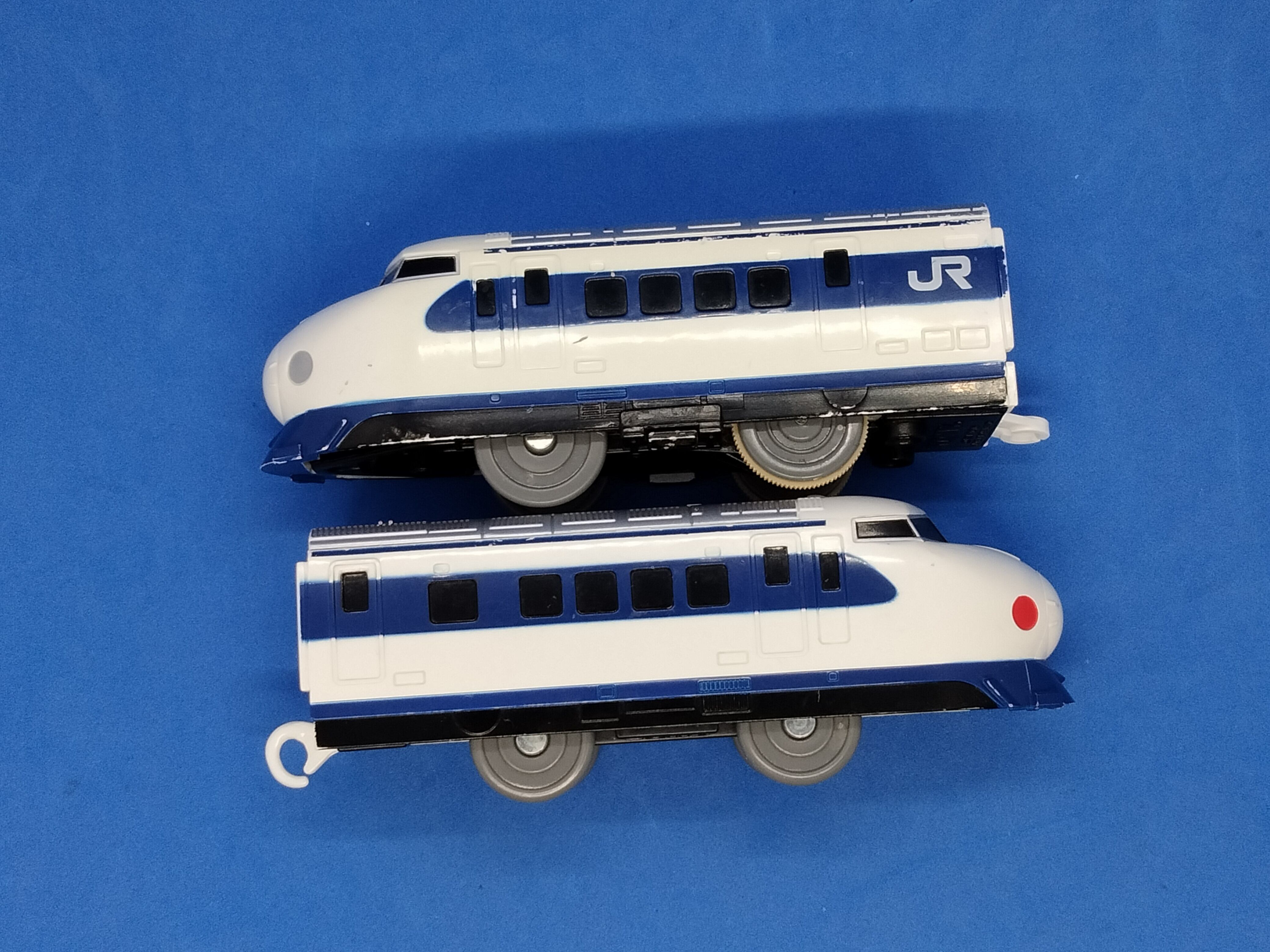 在庫処分353日本製プラレール 中間車と後尾車セット｜鉄道玩具