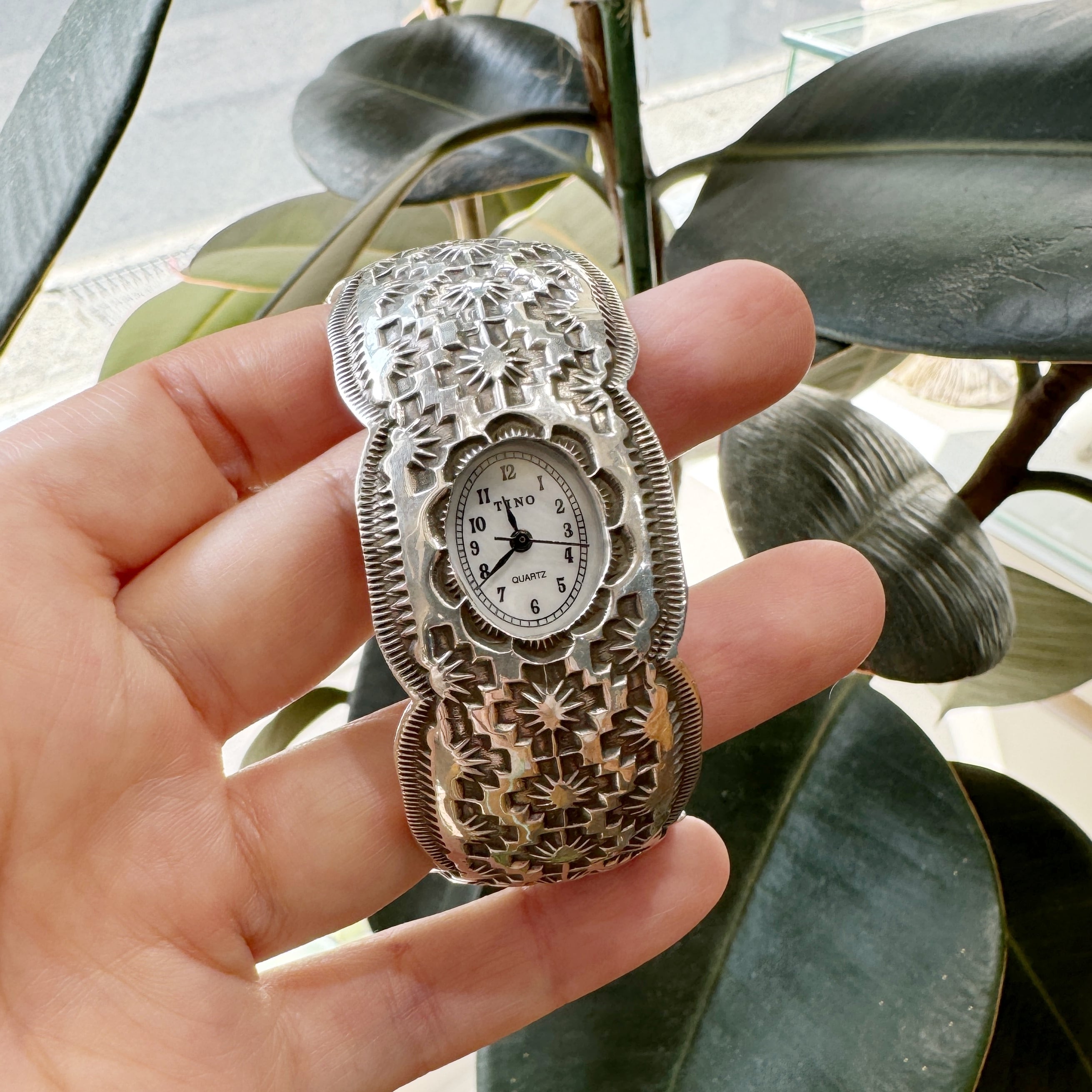Indian Jewelry 》バングル ウォッチ（時計）スタンプワーク バングル