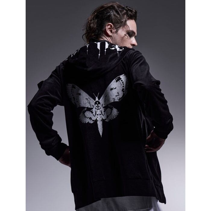 シナリー　SP ニュートラル5個　⭐️yukky⭐️様 kiryuyrik キリュウキリュウ / Velor Jersey Hoodie (black