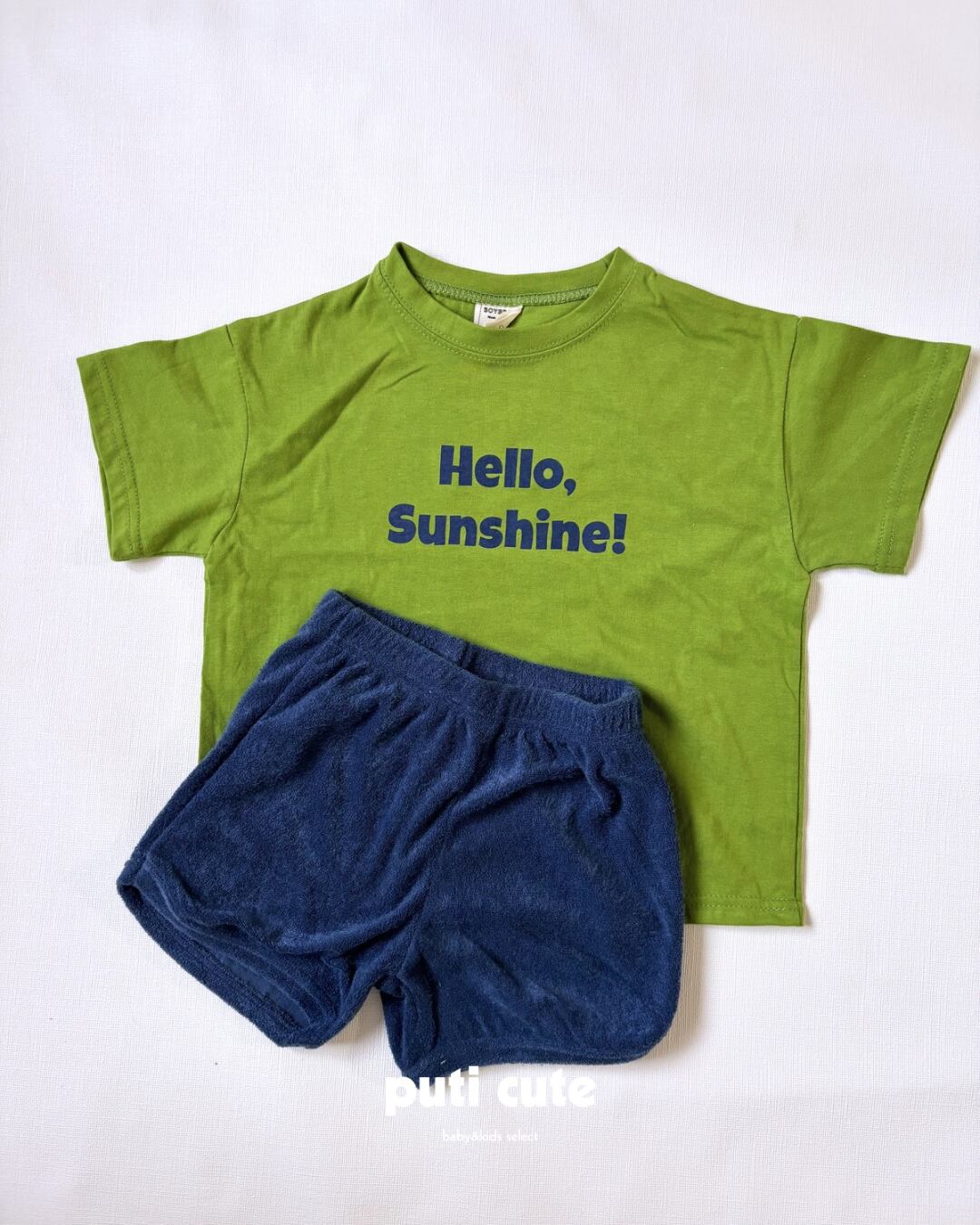 80-120 ꒰ 即納 ꒱ Sunshine terry set up / soybean ⸝⋆