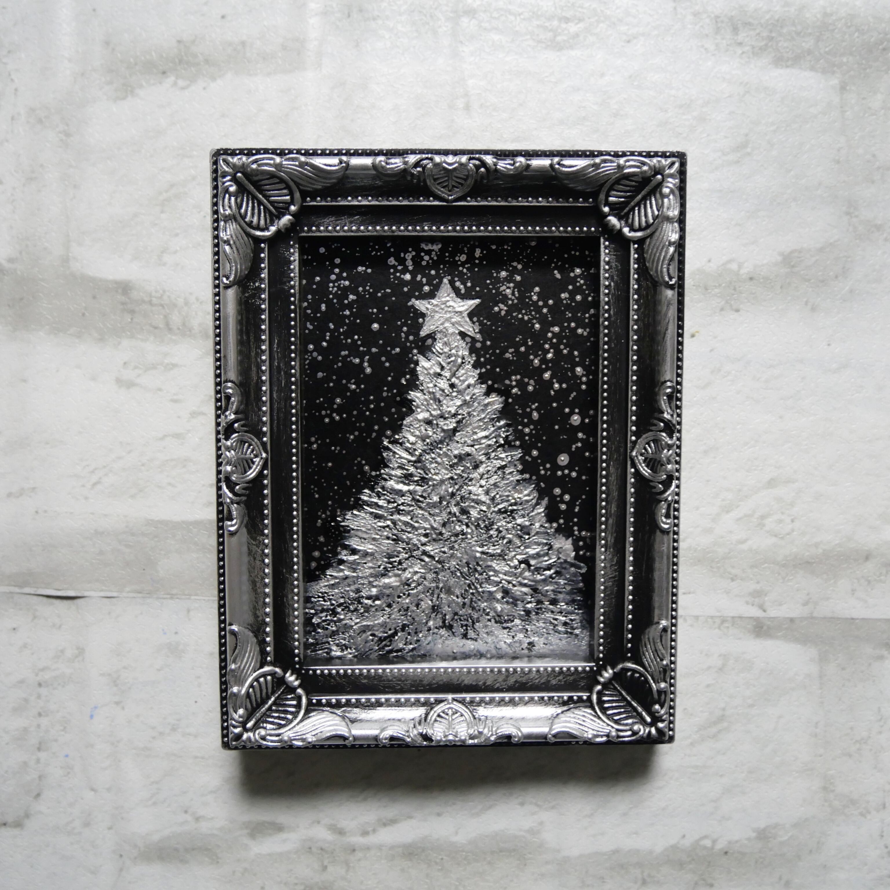 超美品 本日限定価格❣️手描き油絵~冬樹(リビング) 絵画 油絵 宍道湖 (朝隈敏彦) 送料無料 【肉筆】【油絵】【日本の風景