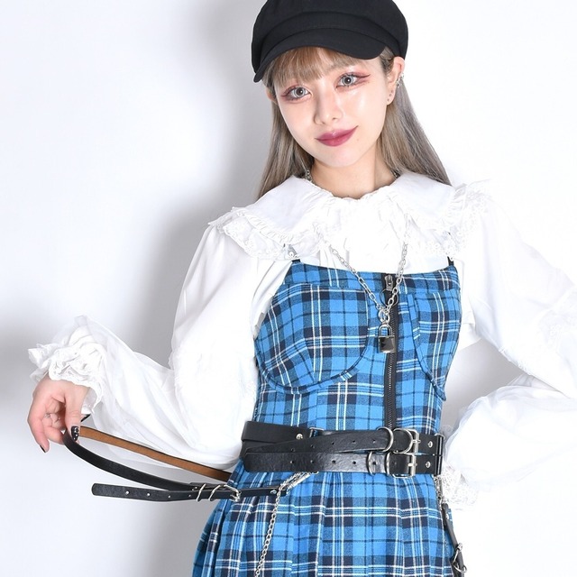 チェーン×ループ付きハーネスベルト