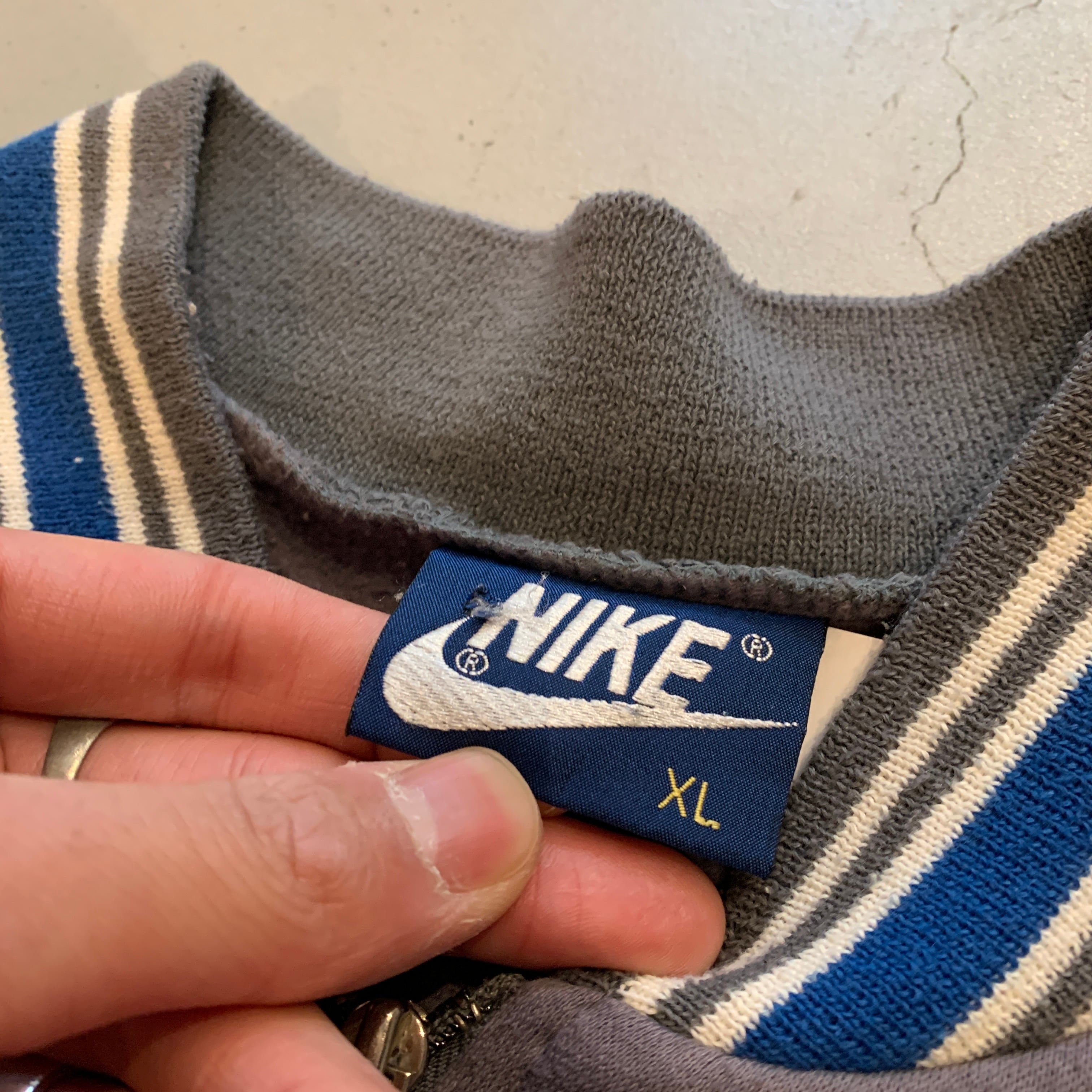80s NIKE sweat zip-up blouson【高円寺店】 | What