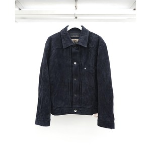 [ Professor.E ](プロフェッサーイー) 26FW-PE-JKT-16 Suede Trucker JKT (Purple)