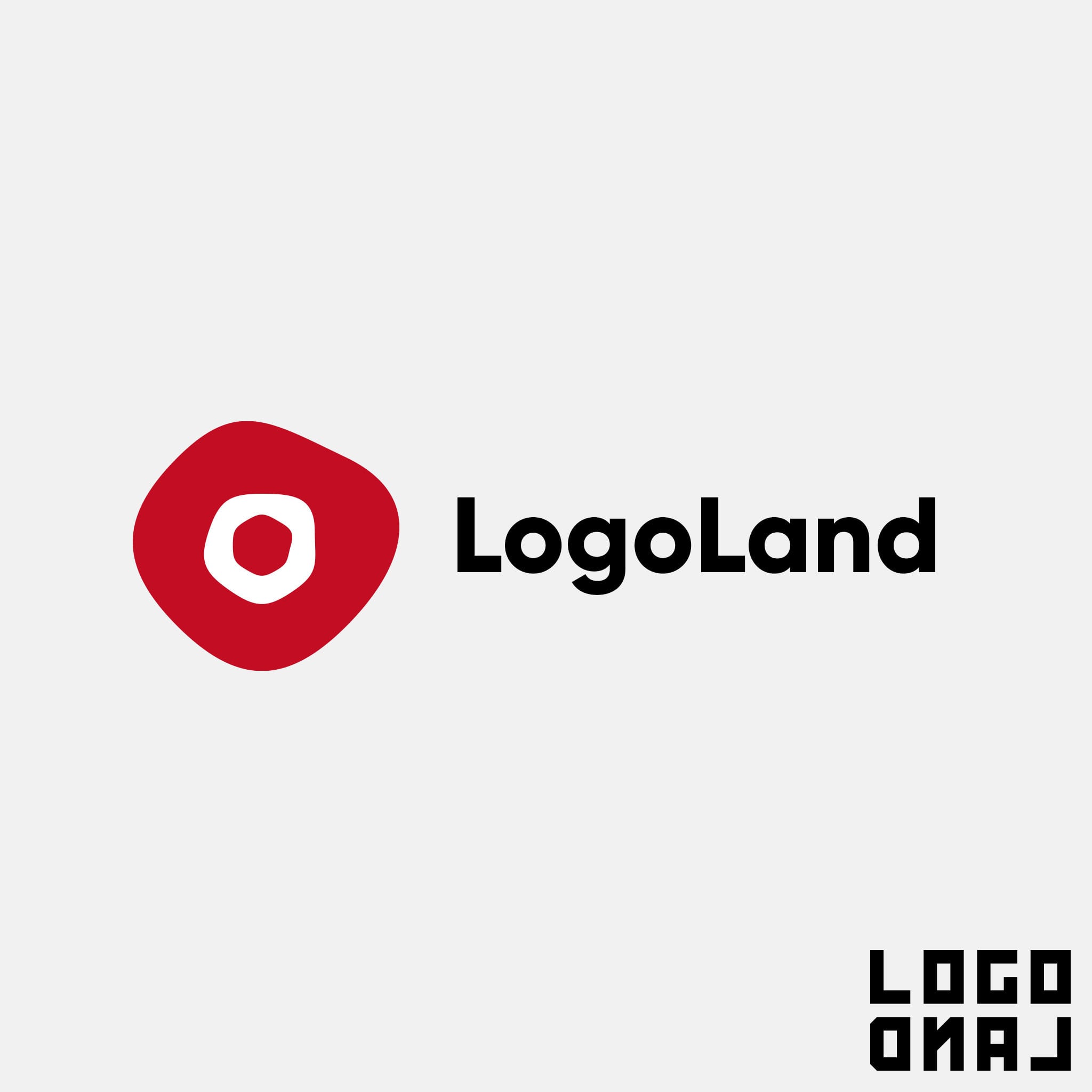 ロゴマークデザイン 花を大きな筆で描いたような優しさを表現した柔らかいカーブが印象的なデザインのロゴ ロゴマーク デザイン ロゴランド はロゴを簡単にご購入出来る小さなロゴのお店