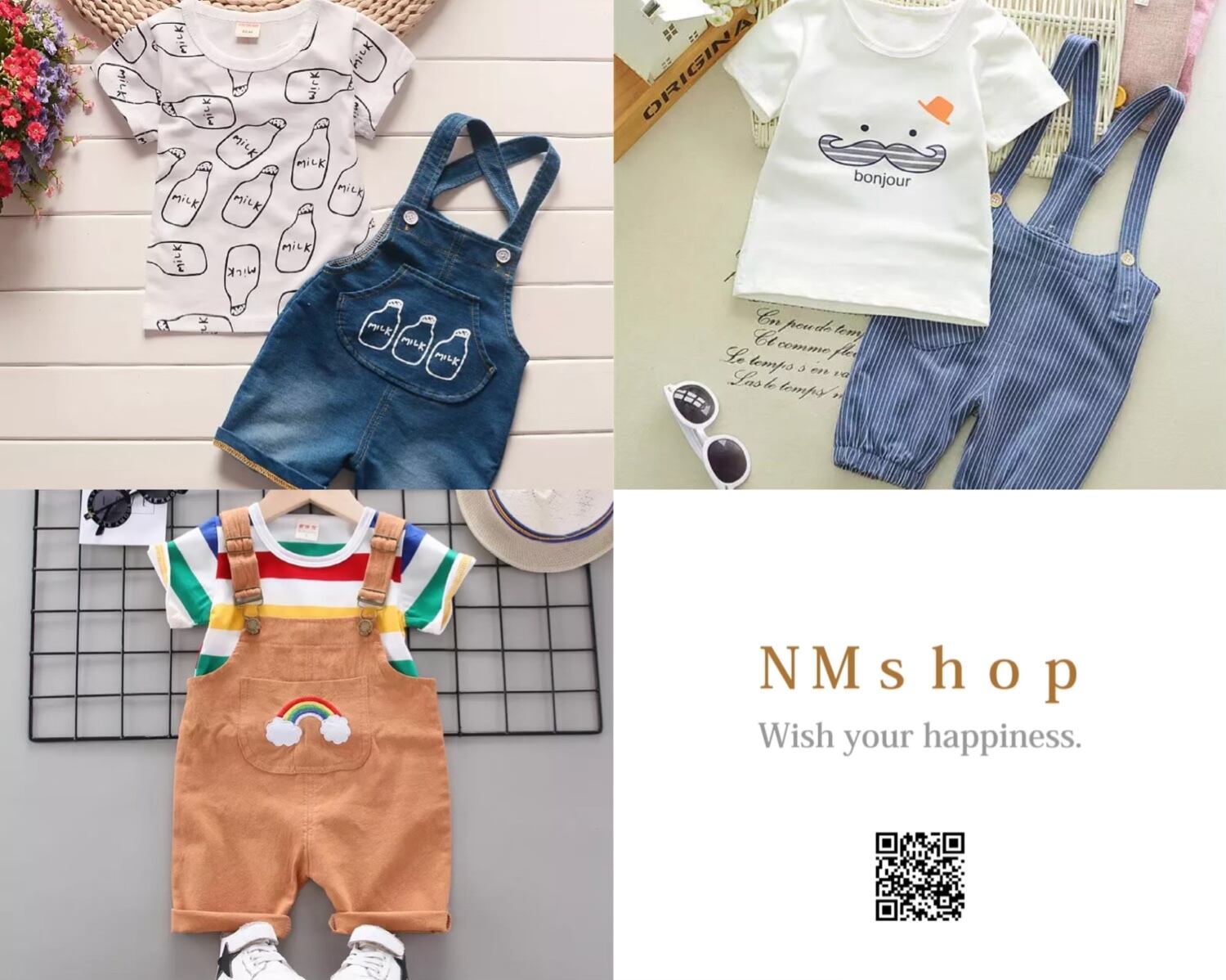 2点セット / サロペット / 女の子 / 男の子 / 〜4才( A〜G )