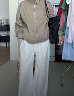 【新作5%OFF・3日間】Cotton Simple Bomber jacket _2colors