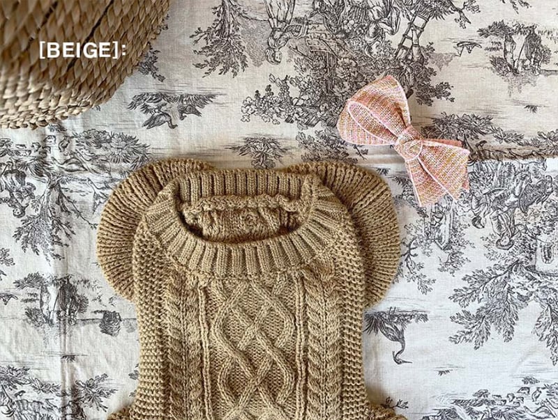 frill knit top 2color XS ~ XL / 犬服 秋冬 ニット フリル Tシャツ フリル袖 ドッグウェア シンプル ニット 小型犬 中型犬 犬 服 猫 ペット用品 ペット洋服 top95