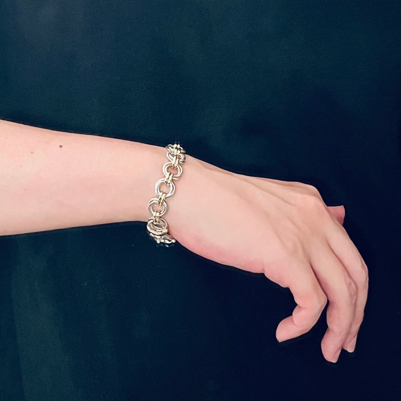 Tiffany & Co. ダブルリング ブレスレット シルバー925 TIFFANY&Co.】ティファニー ダブルロープ ブレスレット シルバー