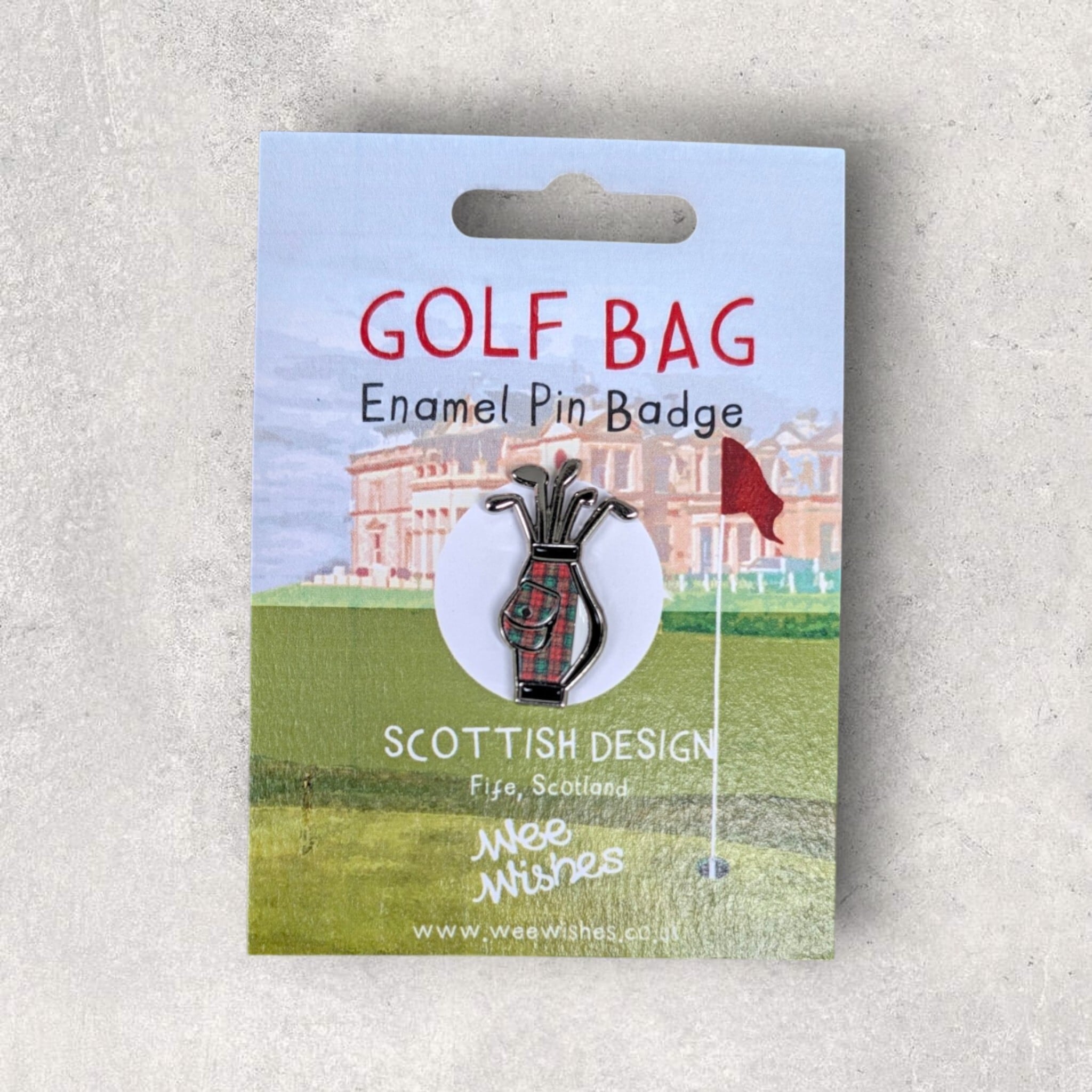 スコティッシュ・ピンズ【ゴルフバッグ】 Wee Wishes 90432-Golfbag