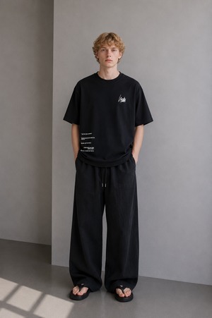 【受注生産】Keisukeyoneda  Lines of feeling Tee / ビックシルエット