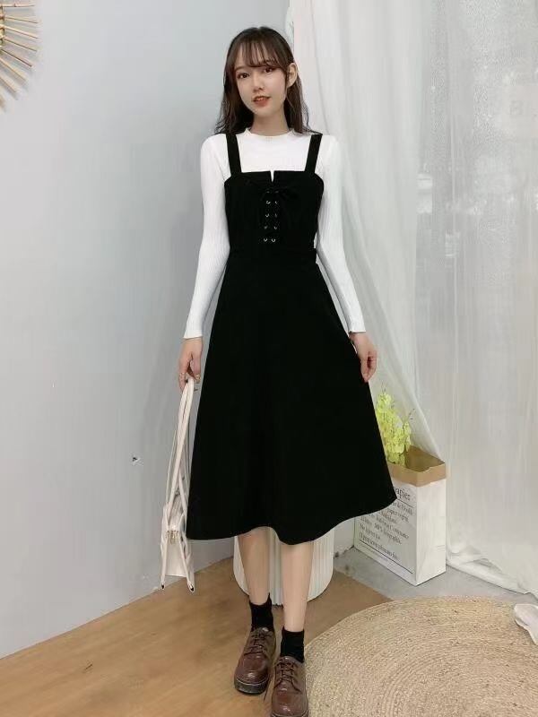 オールインワンフレアワンピース