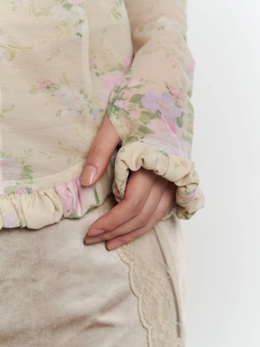 26SS】POOLDE プールデ / AIR TRIM TOP BLOOM / トップス | TRENT online