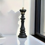 大きいチェスの置物 馬の置物 ２色展開 ブラック ホワイト チェス 馬 彫刻