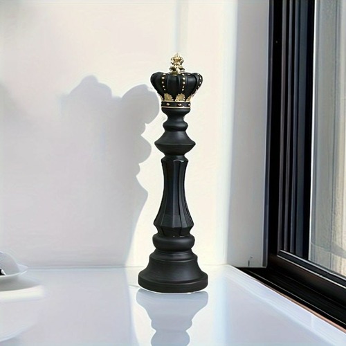 大きいチェスの置物 馬の置物 ２色展開 ブラック ホワイト チェス 馬 彫刻