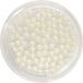球体パール　2㎜　約50粒　丸いプラスチックケース入り