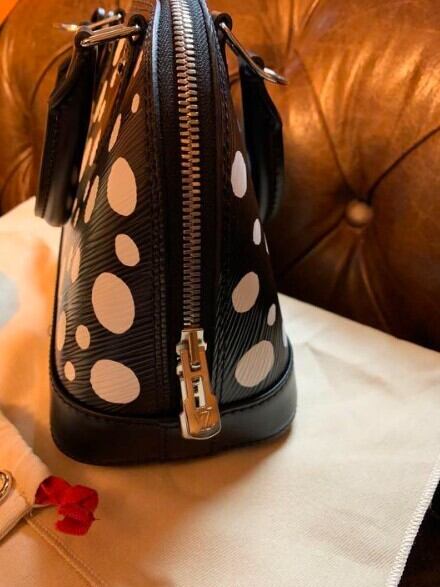 LOUIS VUITTON ルイヴィトン 草間彌生 LV YK アルマ BB ノワールブロン 