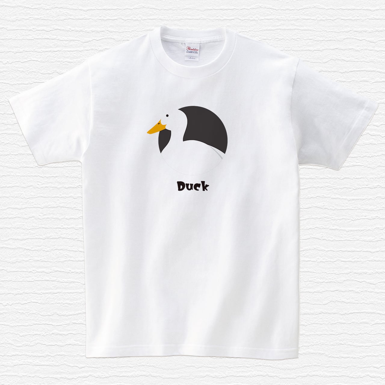 アヒル　Tシャツ　トレーナー 送料込】アヒル 白 Tシャツ 英語 カラー【受注生産】 | 前田創作工房