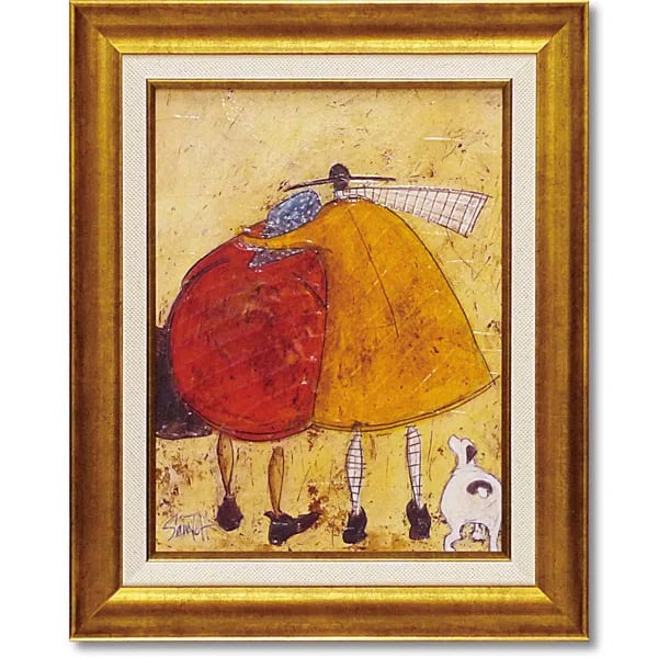 サムトフト「ハグしよう」Sサイズ ゲル加工アート アートフレーム 絵画 インテリア