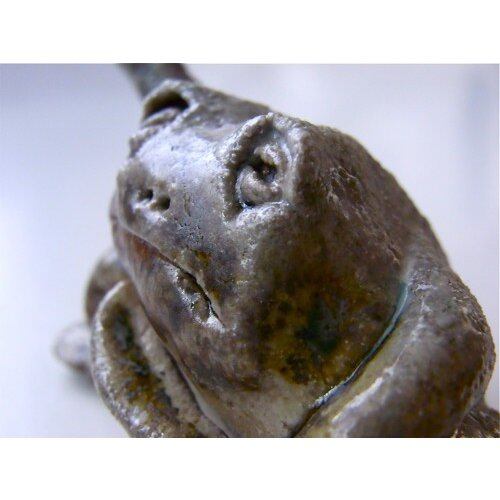 瓢箪徳利と平戸根付(蛙) 瓢箪徳利と平戸根付(蛙)