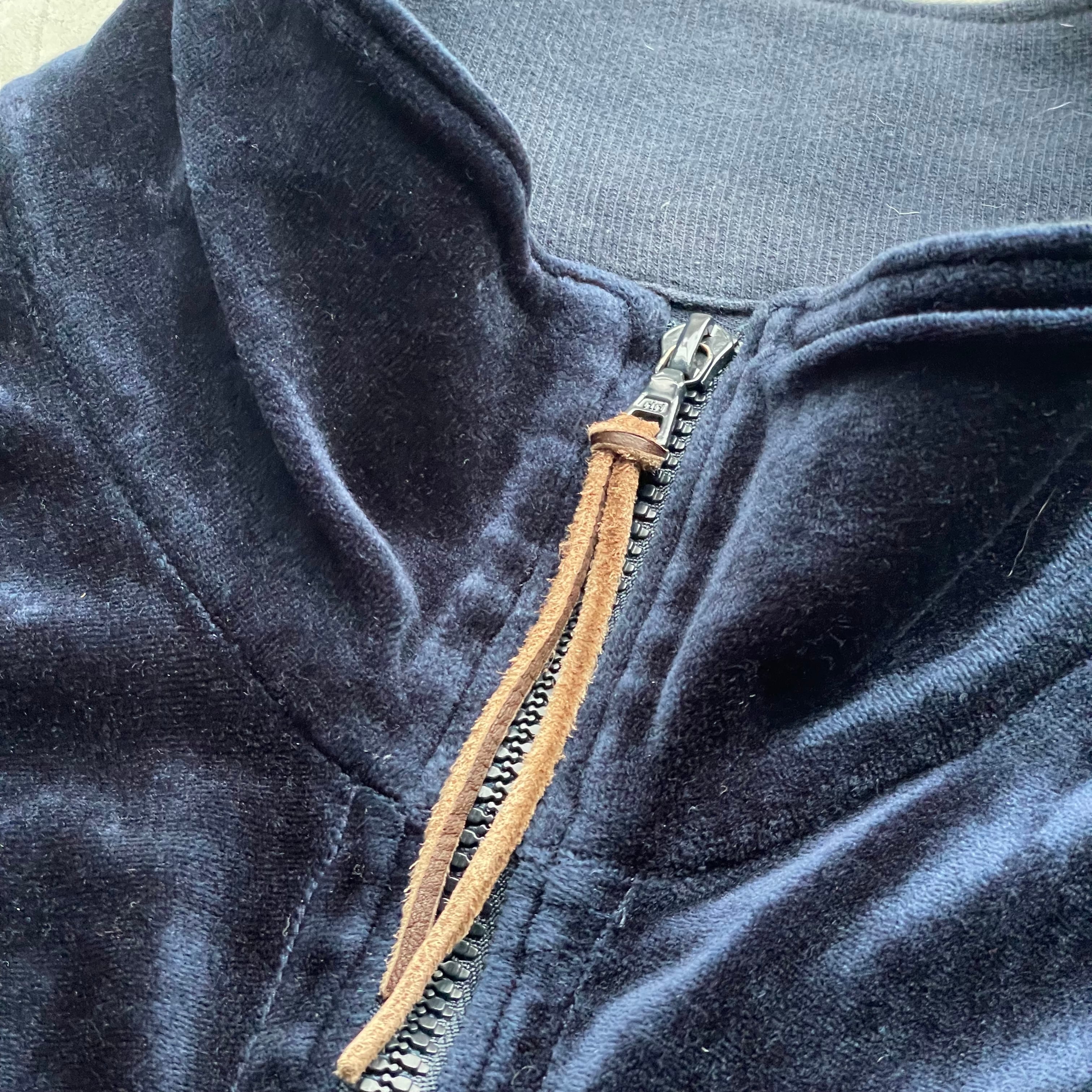 Visvim/hi neck velours track  jacket