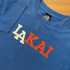 【LAKAI】USA製 ロゴ Tシャツ バックプリント 99 ナンバリング スケボー ラカイ Mサイズ US古着 アメリカ古着