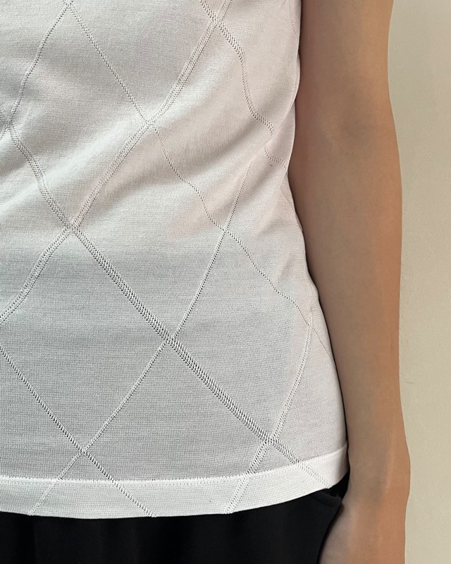 【victor&rolf】argyle design polo shirt