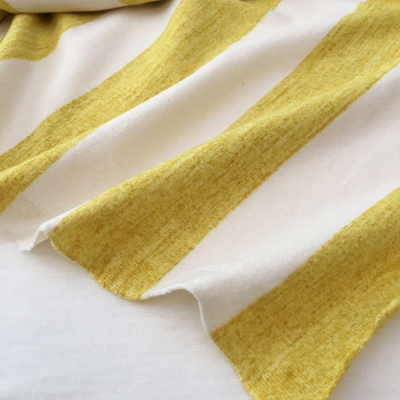 綿100%スペックボーダーニット生地-140㎝-curl tricot　2FX/5193●