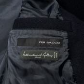 PER BACCO ペルバッコ × International Gallery BEAMS インターナショナルギャラリー ビームス Pコート ピーコート 46 /ネイビー