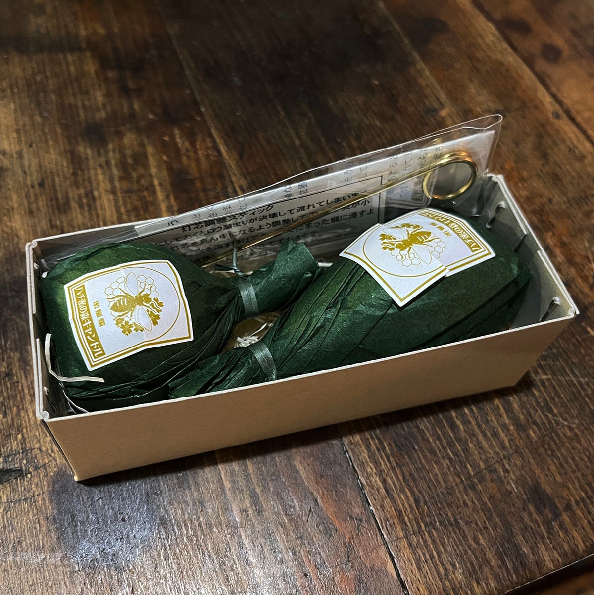 こだま・しずく（水滴・宝珠形） | 蜜蝋工房 ハチ蜜の森キャンドル