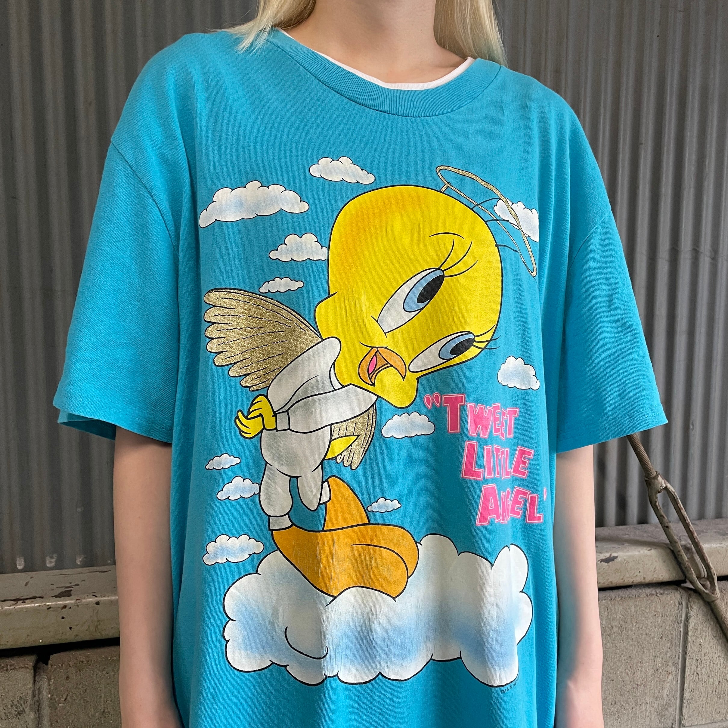 ◯ 90's ヴィンテージ トゥイーティープリントTシャツ