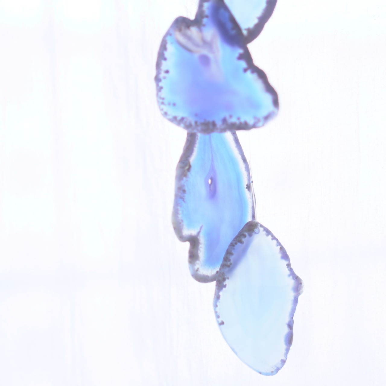 Daybreak Blue 10 - アゲートヒーリングチャイム / Agate Sun Catcher Wind Chime 754