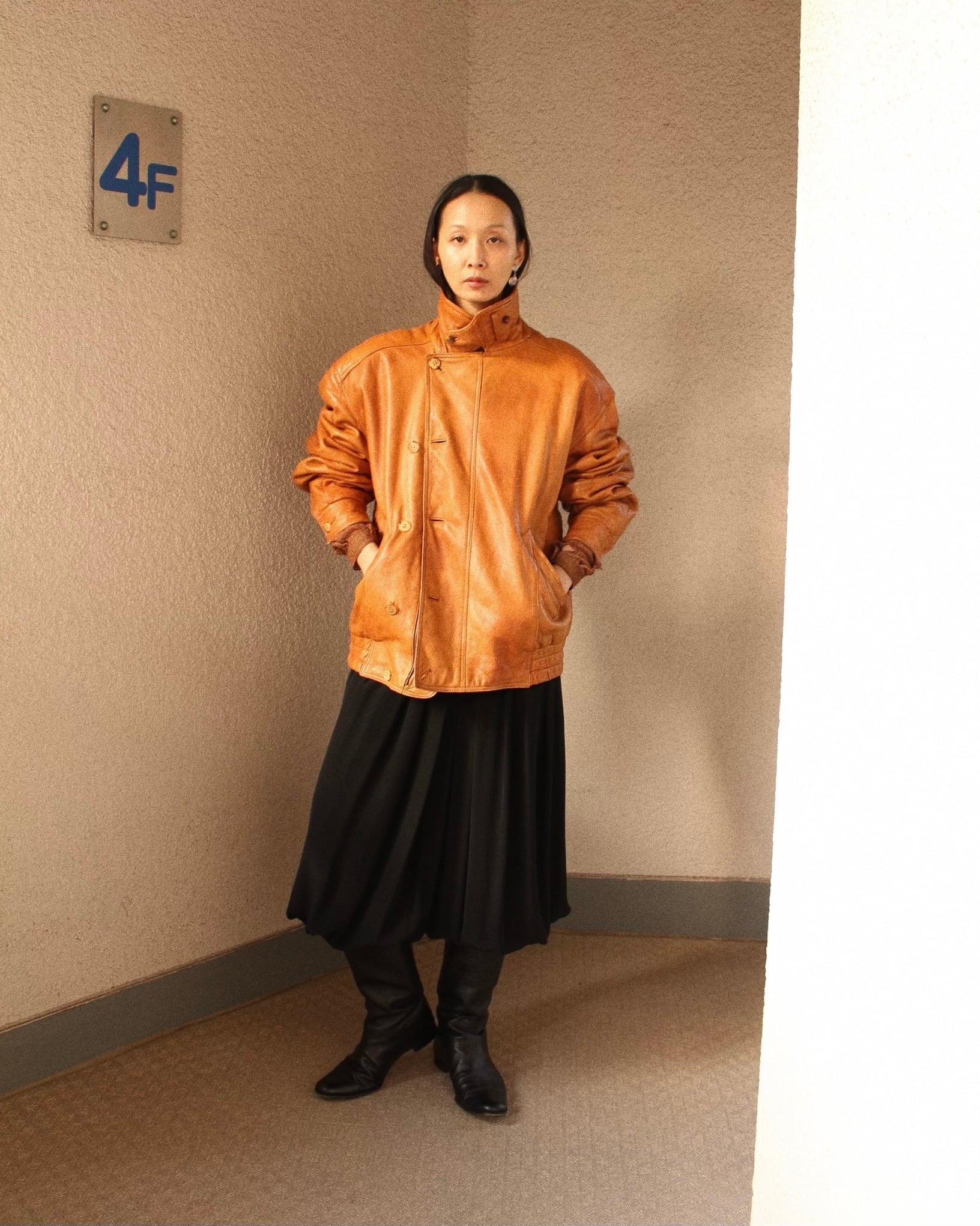 80s LOEWE leather blouson | sunnyvintage