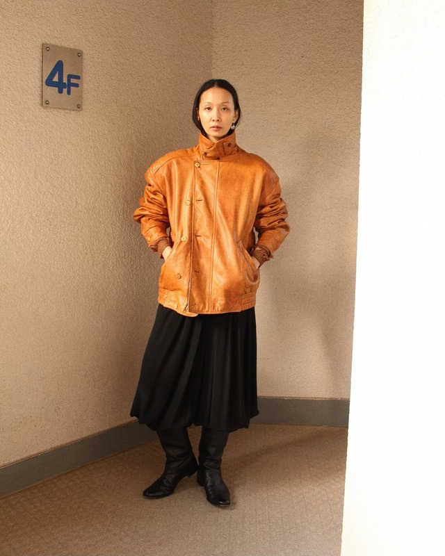 80s LOEWE leather blouson