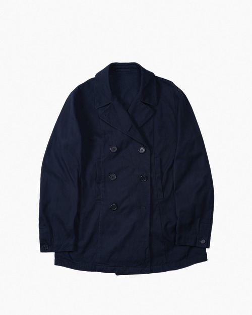 [1990's] "allegri" Cotton Twill P-Coat (Made in Italy)