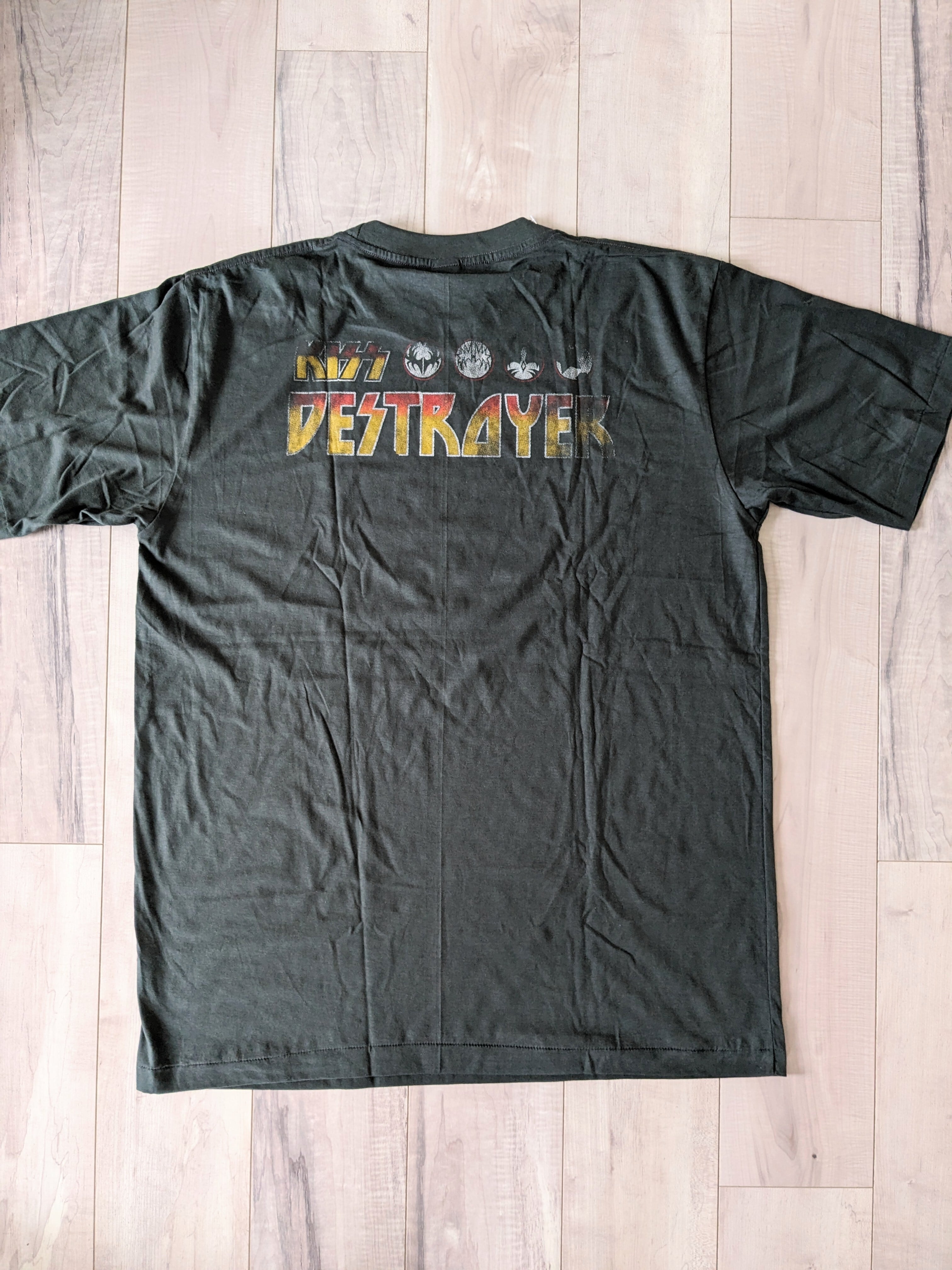 ♧【KISS（キッス）】『destroyer』Tシャツ / ビンテージ加工