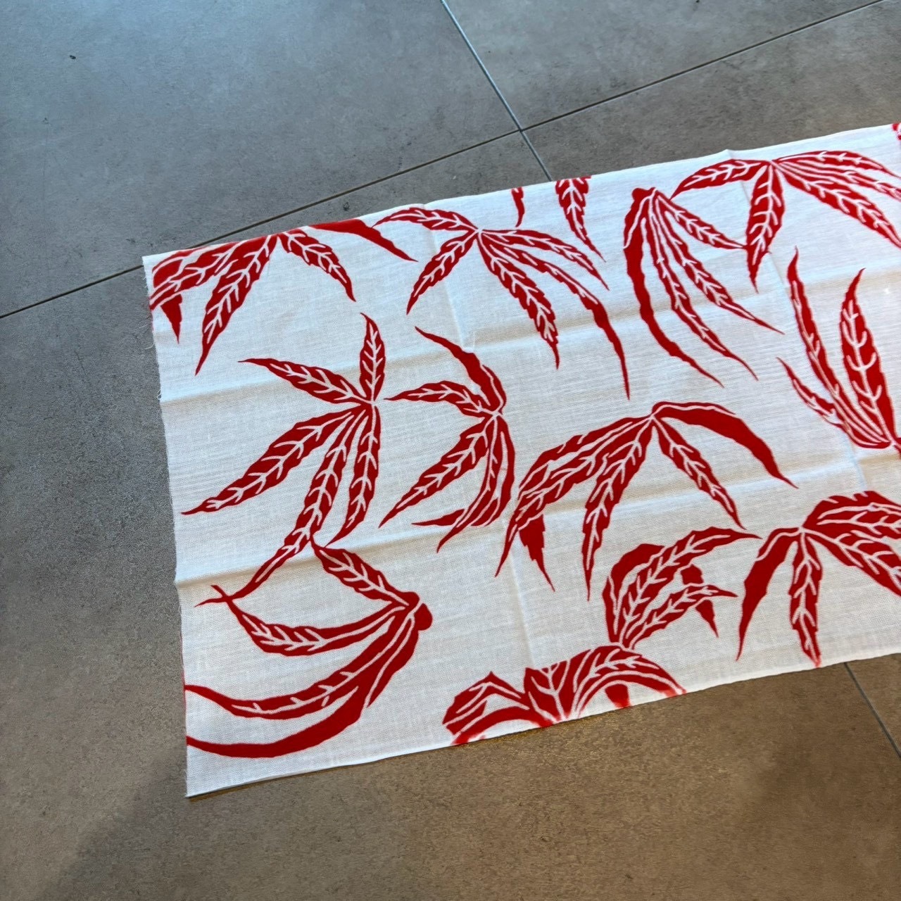 TENUGUI VERSION 伝統工芸 手ぬぐい KAYA side-B WHITE×RED