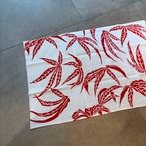 TENUGUI VERSION 伝統工芸 手ぬぐい KAYA side-B WHITE×RED