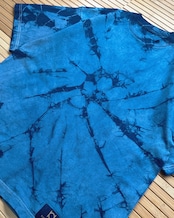 【数量限定販売】藍染めタイダイTシャツ 空き地