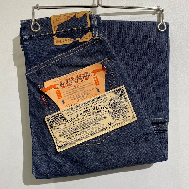 50s Levi's 504ZXX Denim Jeans dead stock 50s リーバイス 504ZXX デニム ジーンズ デッドストック