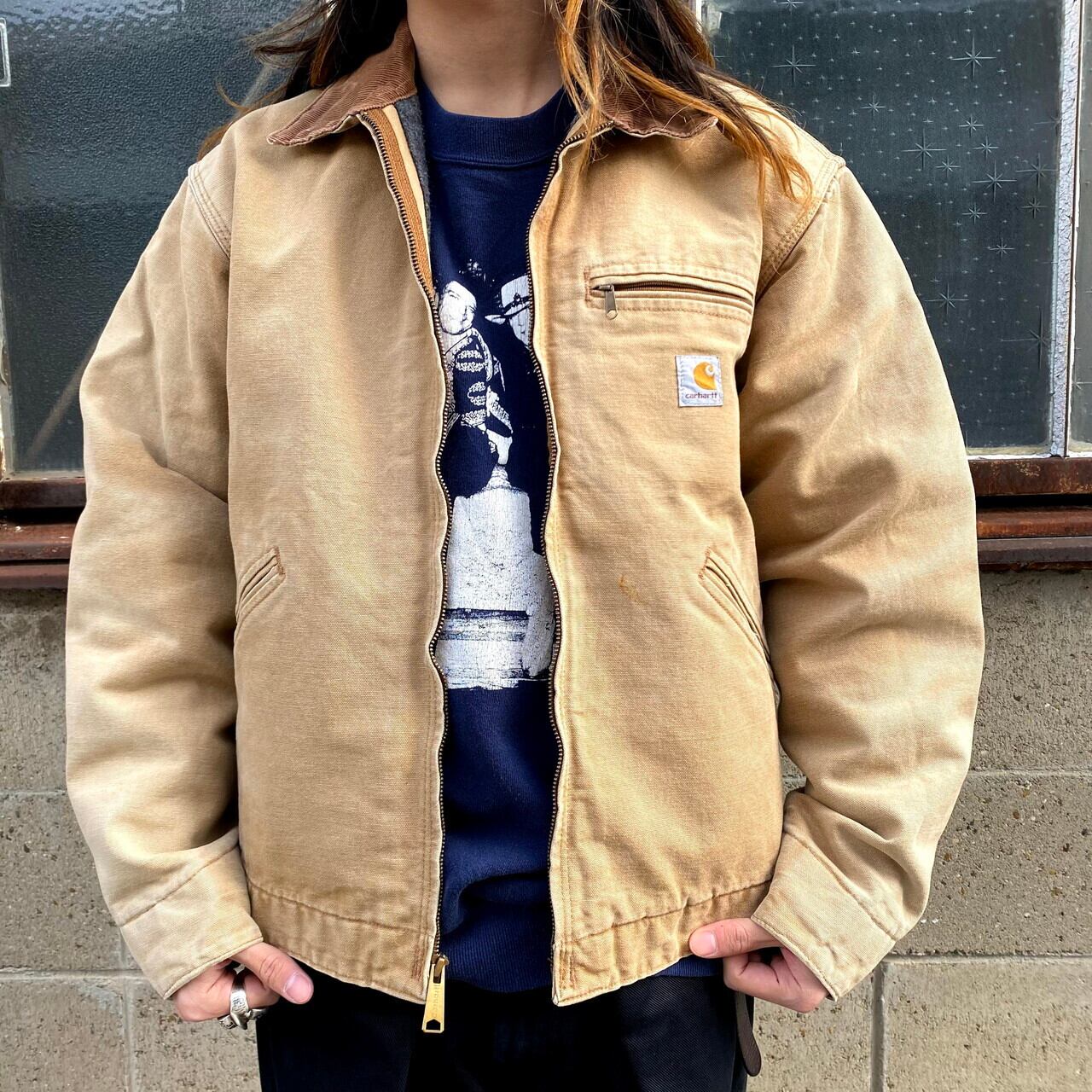 (極美品)Carhartt カーハート　デトロイトジャケット　キャメル