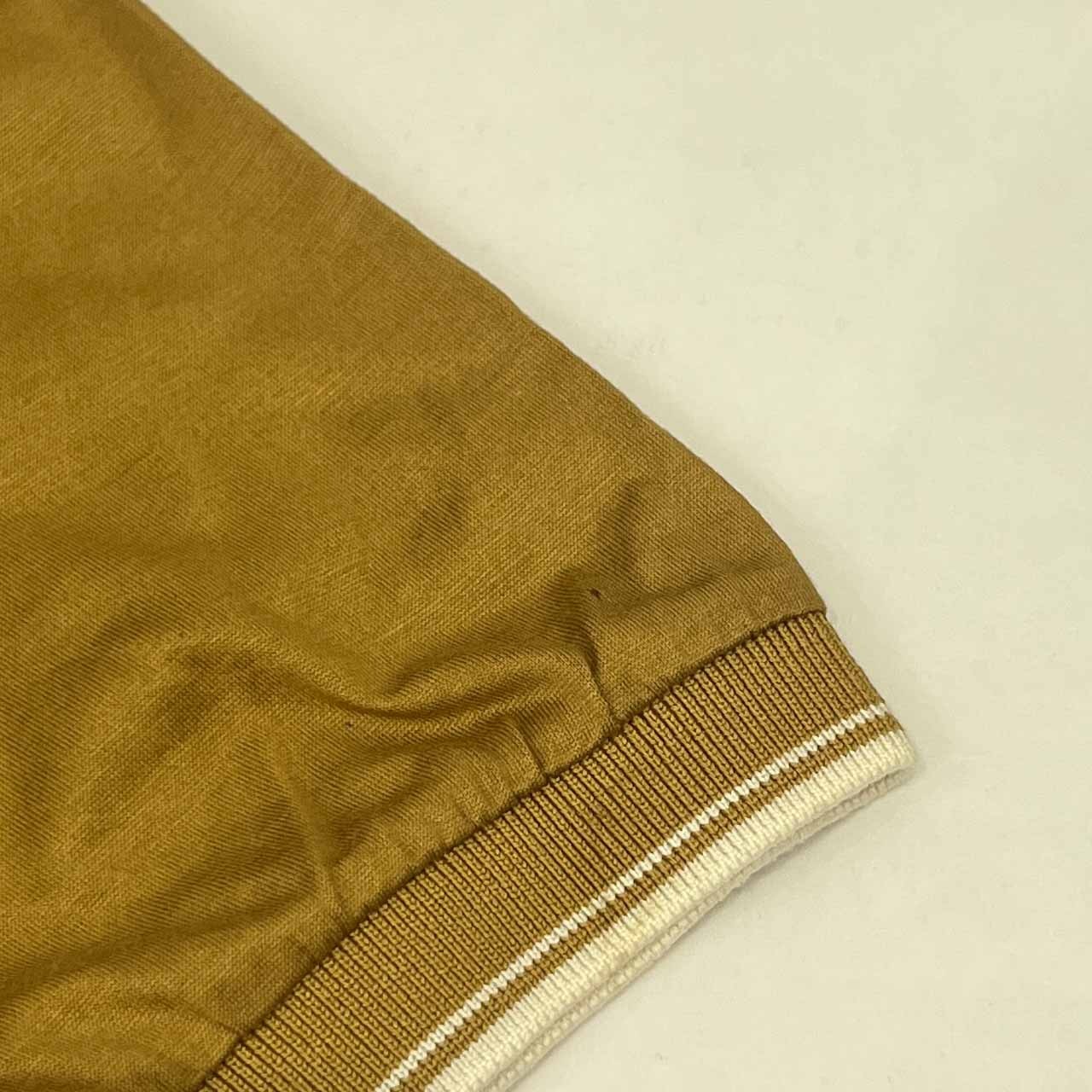 DAKS ダックス ポケット 天竺 半袖 ポロシャツ M/ベージュ系 メンズ