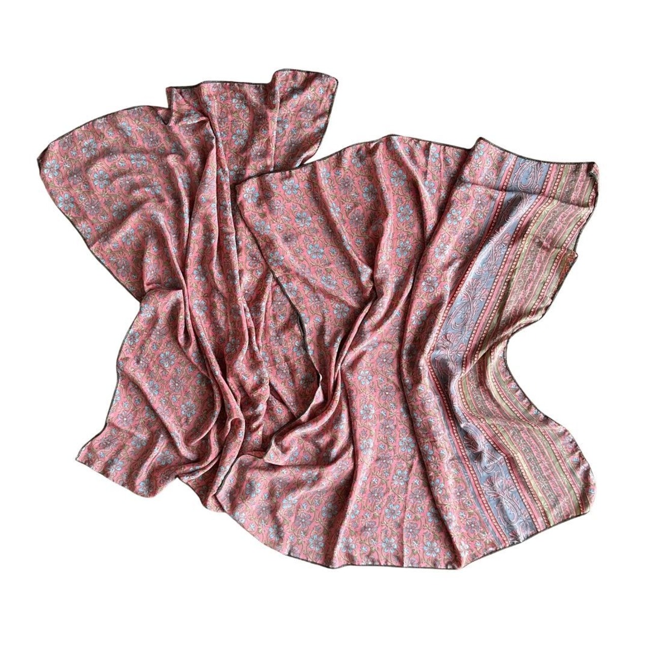 No.80 | おそろい2枚セット リサイクルサリースカーフ