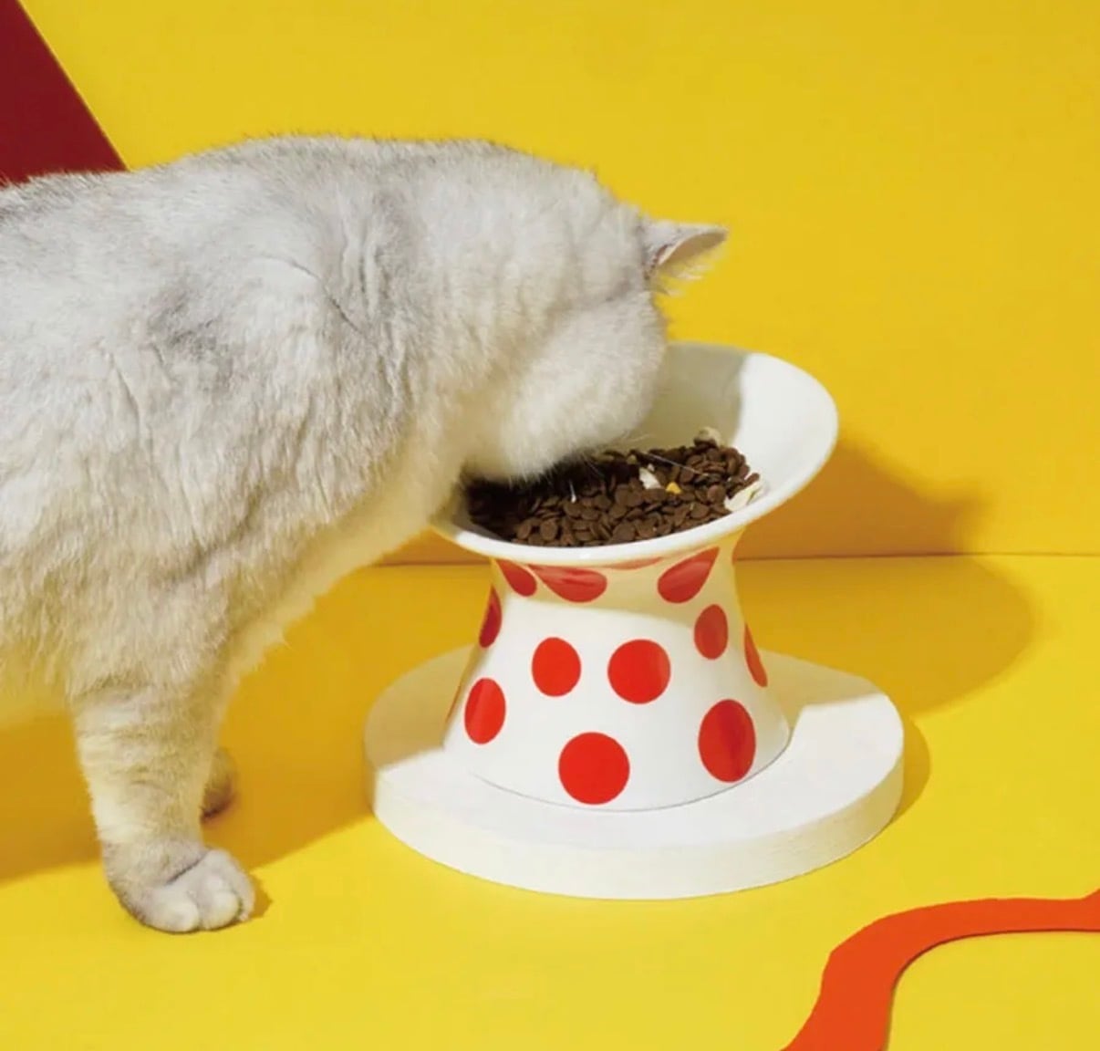 『ZEZE』犬猫用フードボウルSHORTサイズ  RED・BLUE/PET HIGH-HEELS BOWLSHORT