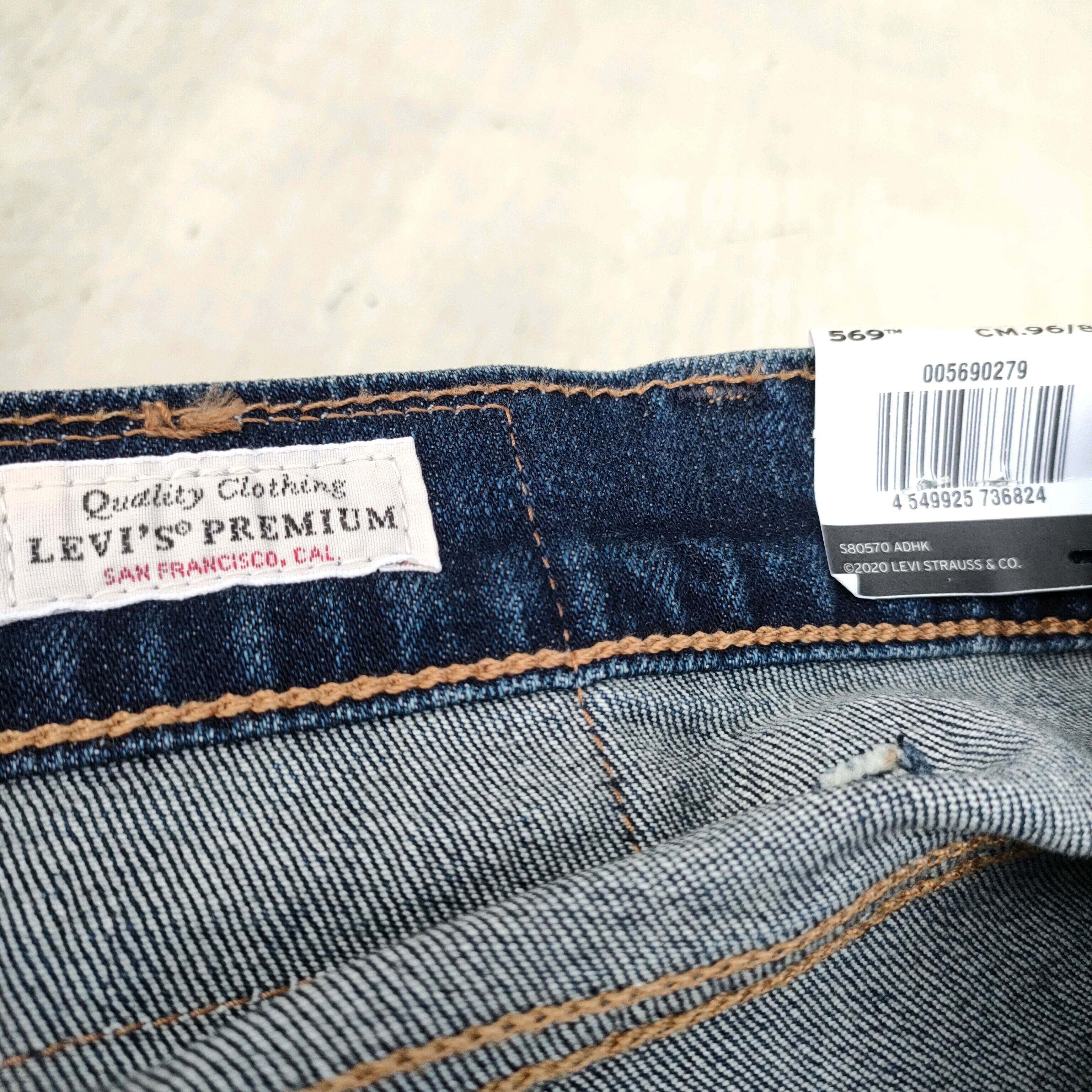 新品/リーバイス プレミアムLEVIS PREMIUM 569/デッドストック/ビッグE ...