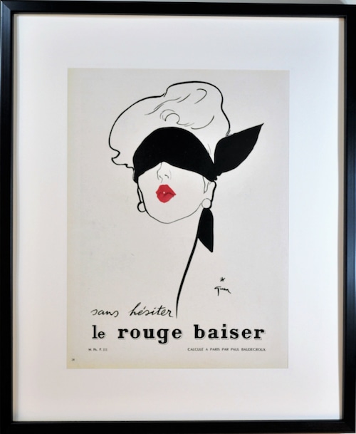 GRUAU グリュオ -rouge baiser- アイマスク ポスター